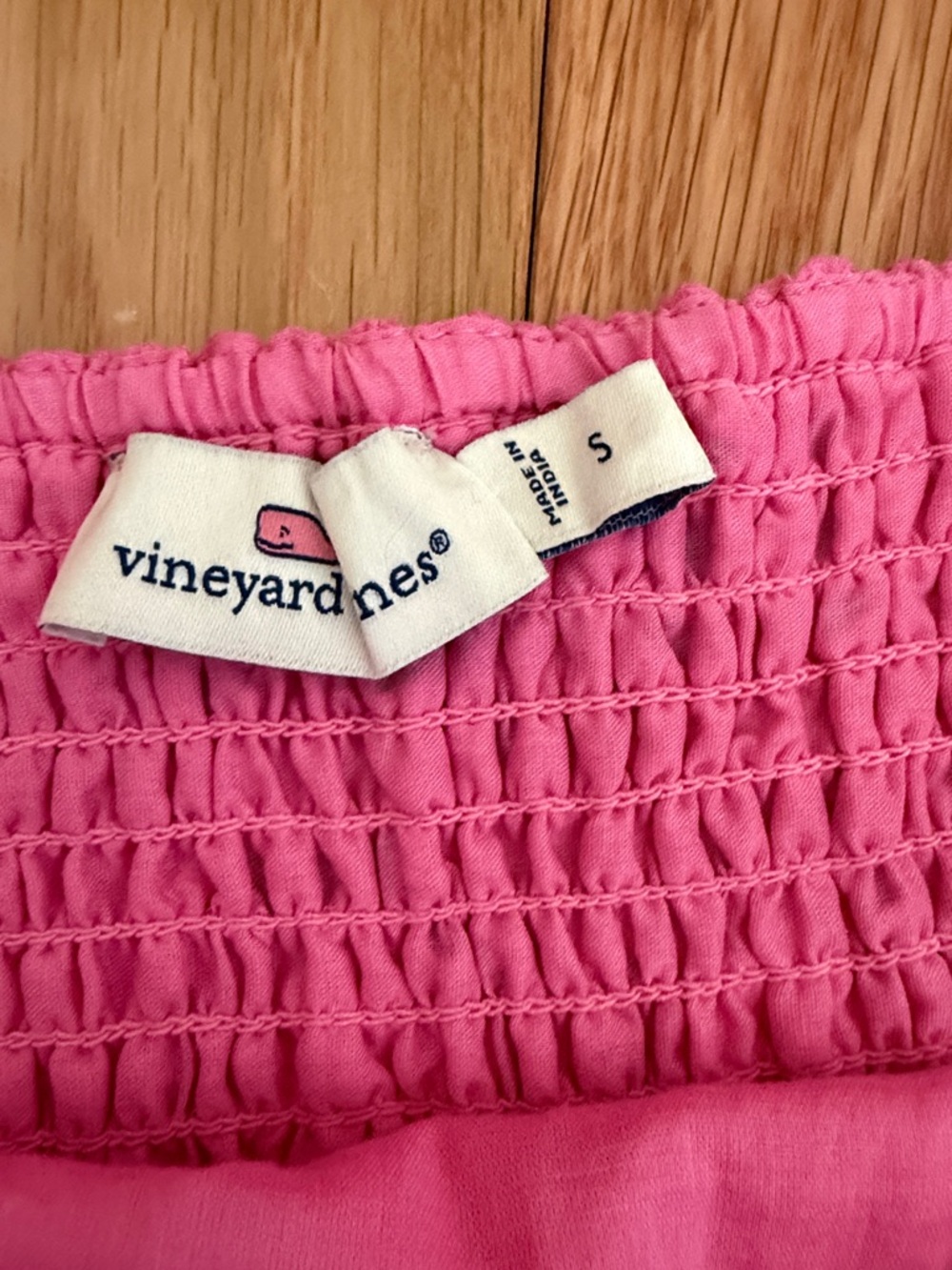 Vineyard Vines Pink Eyelet Maxi Dress - Picture 3 of 5